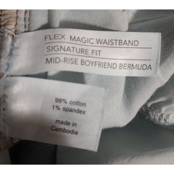 Lane Bryant Shorts Ladies 22 Bermuda‎ Mid Rise Magic Waist - Picture 4 of 5